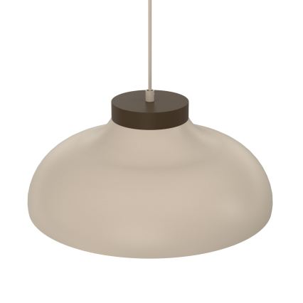 Kaabliga rippvalgusti BASCA 1xE27/15W/230V beež/pruun