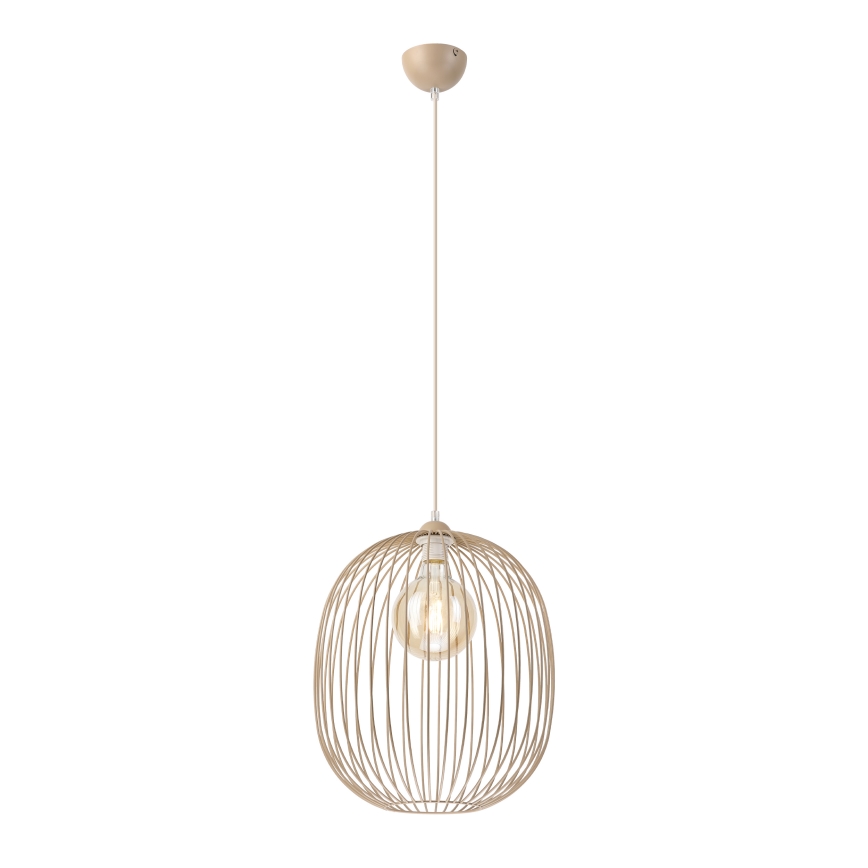 Kaabliga rippvalgusti DESTELLO 1xE27/15W/230V läbimõõt 33 cm beež