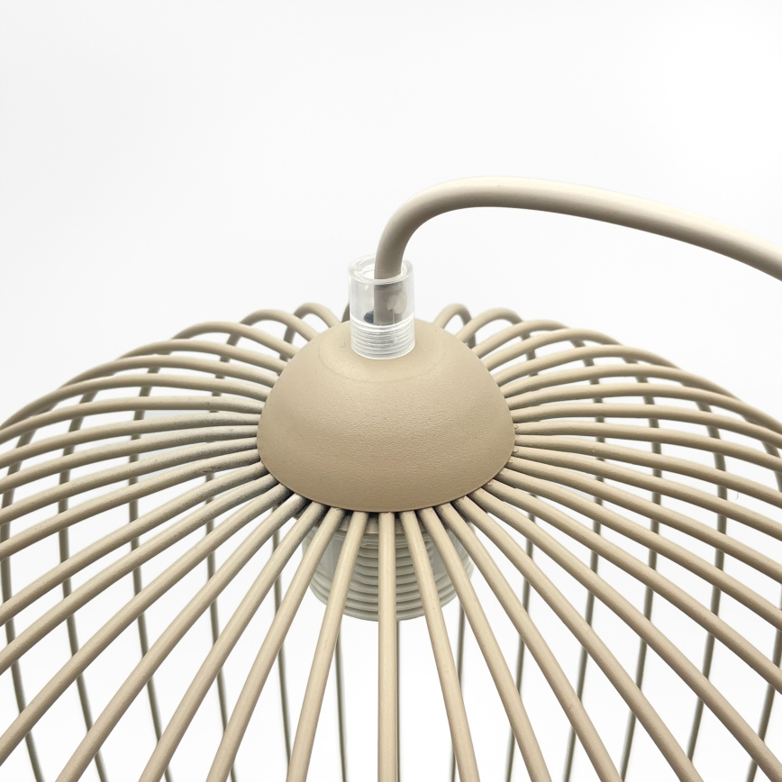 Kaabliga rippvalgusti DESTELLO 1xE27/15W/230V läbimõõt 33 cm beež