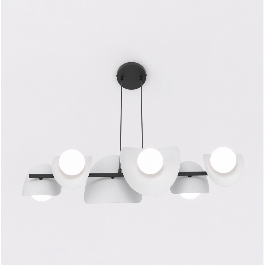 Kaabliga rippvalgusti ELEMENTI 6xG9/8W/230V, hall