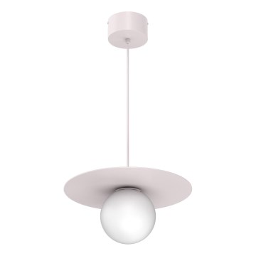 Kaabliga rippvalgusti FLAT 1xE27/15W/230V kreemjas