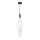 Kaabliga rippvalgusti NORDIC 1xG9/5W/230V must/läbipaistev