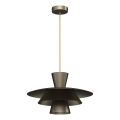Kaabliga rippvalgusti PLATO, 1x E27/15W/230V, pronks
