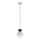 Kaabliga rippvalgusti SATORI 1xE27/15W/230V hall/must