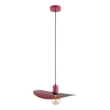 Kaabliga rippvalgusti SAVANA 1xE27/15W/230V must/punane