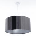 Kaabliga rippvalgusti STRIPES 1xE27/60W/230V, läbimõõt 40 cm, hall