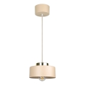 Kaabliga riputatav kroonlühter IGNIA 1xE27/60W/230V taupe