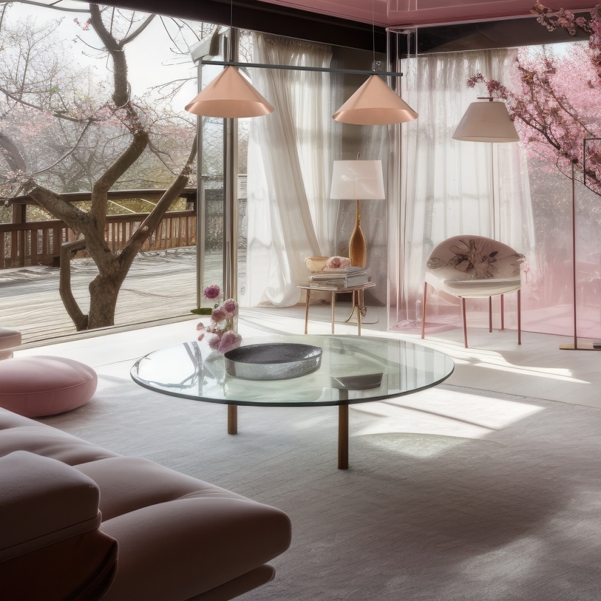 Kaabliga riputatav laelamp CAPITAL 2xGX53/15W/230V roosakuld