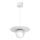 Kaabliga riputatav laelamp FLAT 1xE27/15W/230V, valge