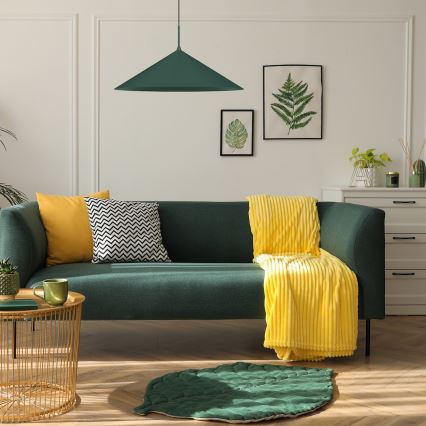 Kaabliga riputatav lühter CAPITAL 1xGX53/15W/230V, Ø 60 cm, roheline