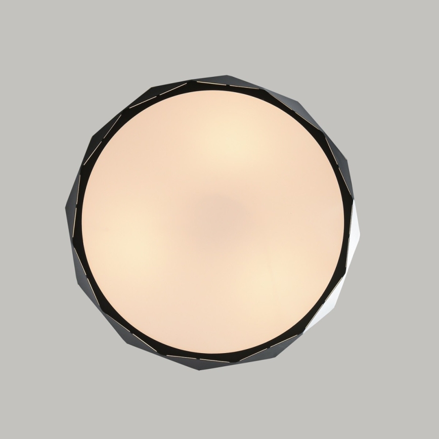 Kaabliga riputatav lühter REUS 3xE27/40W/230V, läbimõõt 47 cm, must