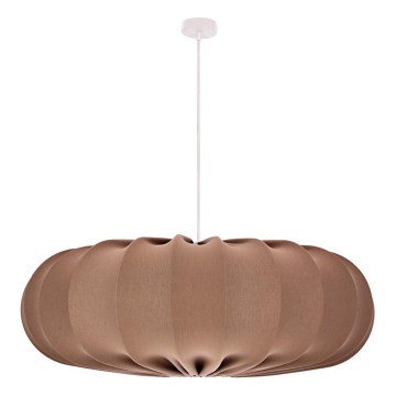 Kaabliga riputatud lühter CAFEE 1xE27/40W/230V, läbimõõt 66 cm, pruun