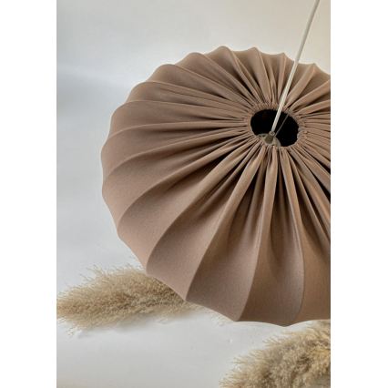 Kaabliga riputatud lühter CAFEE 1xE27/40W/230V, läbimõõt 66 cm, pruun
