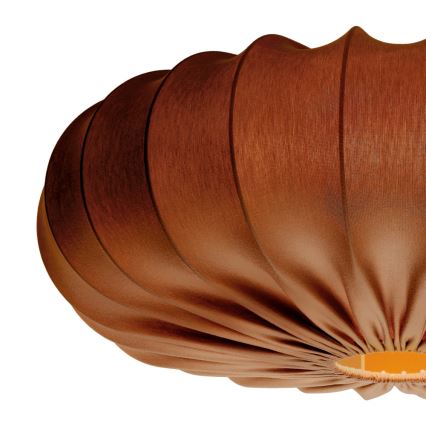 Kaabliga riputatud lühter CAFEE 1xE27/40W/230V, läbimõõt 66 cm, pruun