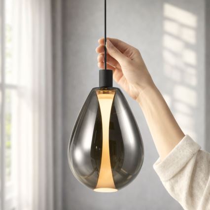 Kaablil ripplamp DENSO 1xG9/5W/230V Ø 20 cm, mustkroom