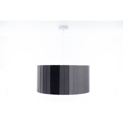 Kaablil ripplamp STRIPES 1xE27/60W/230V, läbimõõt 60 cm, hall