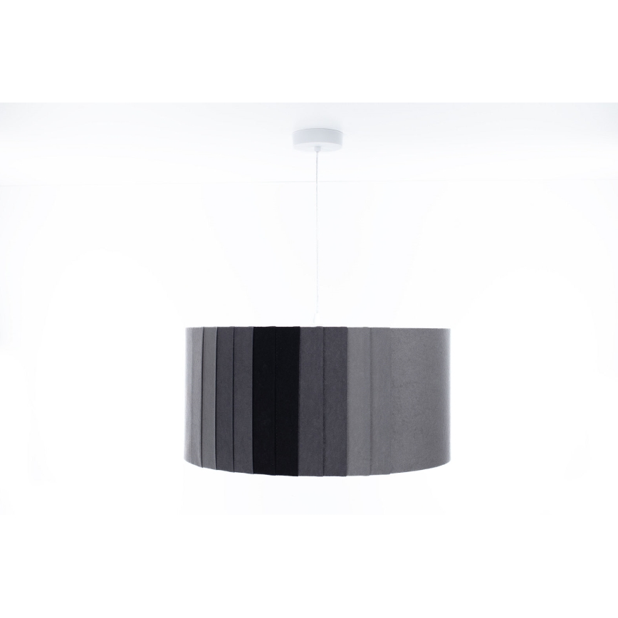 Kaablil ripplamp STRIPES 1xE27/60W/230V, läbimõõt 60 cm, hall