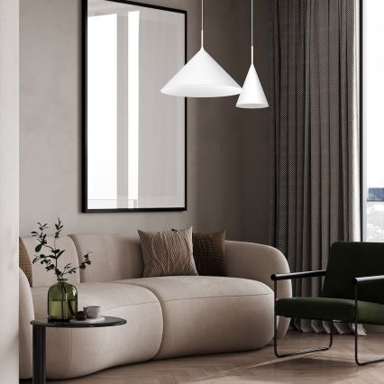 Kaablil rippuv lühter CAPITAL 1xGX53/15W/230V läbimõõt 17 cm valge