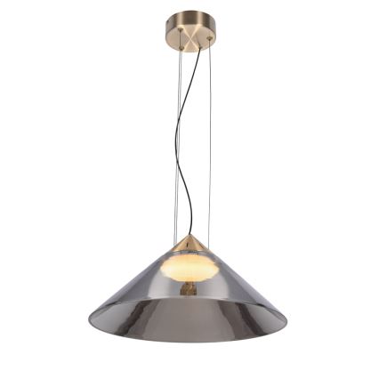 Kaablil rippuv lühter PRESTO 1xGX53/10W/230V Ø 42 cm kuldne/suitsuhall