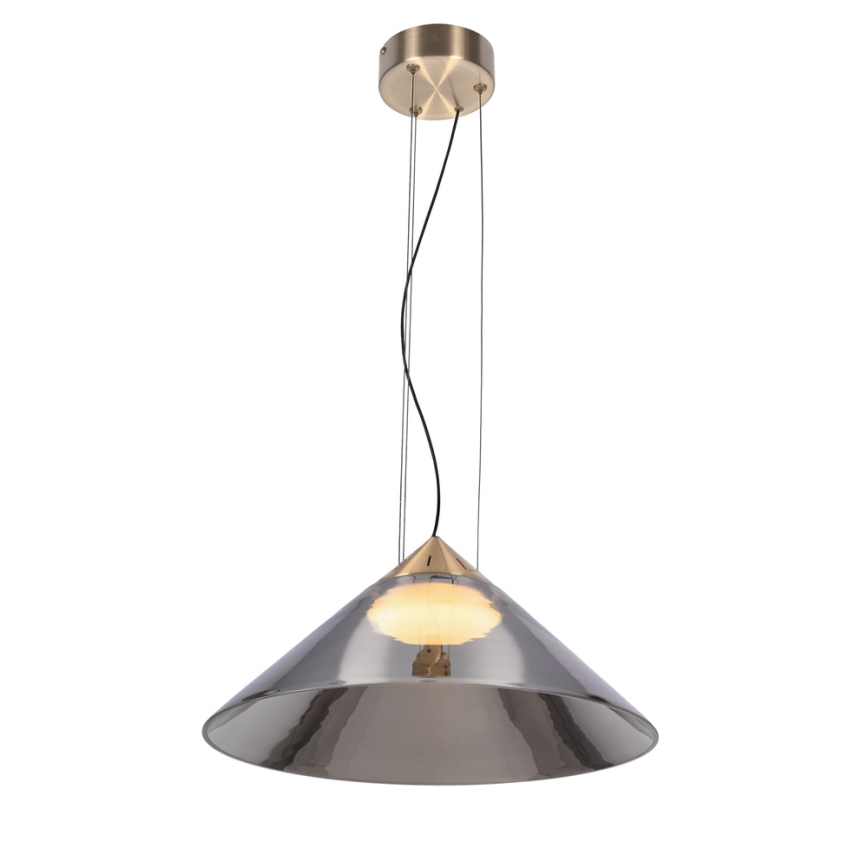 Kaablil rippuv lühter PRESTO 1xGX53/10W/230V Ø 42 cm kuldne/suitsuhall
