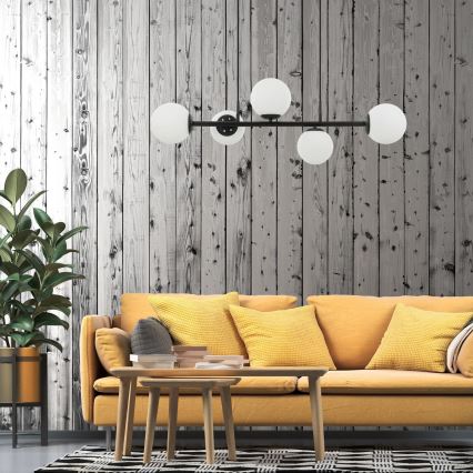 Kaablile riputatav lühter MADDIE 5xE14/5W/230V must