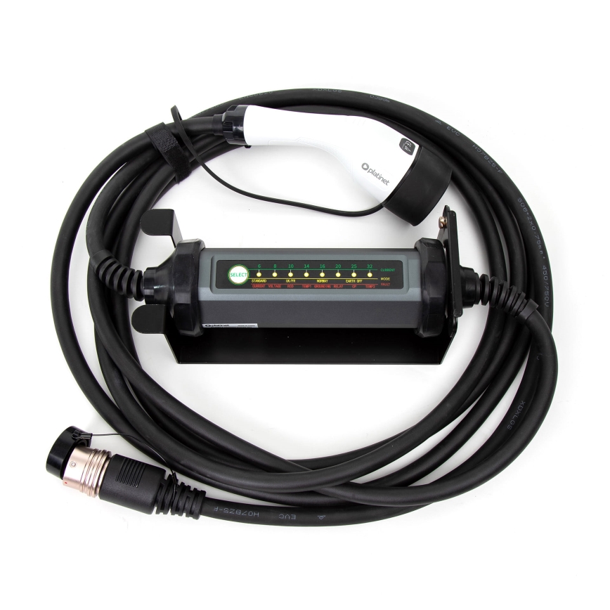 Kaasaskantav elektriautode laadija koos 4 adapterid Tüüp 2 32A/480V 22kW 5m IP67