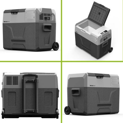 Kaasaskantav külmik autosse LCD ekraaniga 40 l 230V/12V/24V must