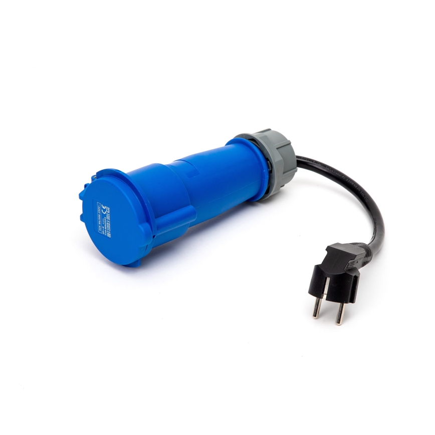 Kaasaskantav laadimisjaam elektriautodele  EV/PHEV AC Tüüp 2 32A/230V 7,4kW IP55 5m + adapter 230V 3,7kW + ümbris