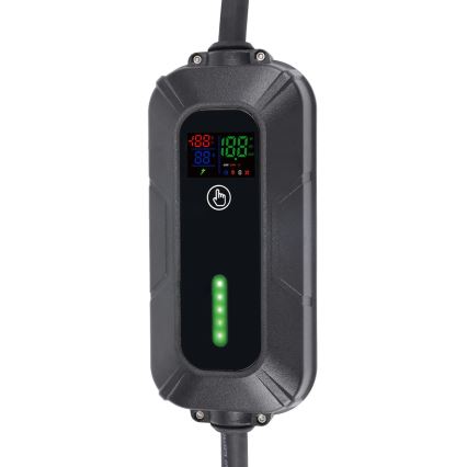 Kaasaskantav laadimisjaam elektriautodele  EV/PHEV AC Type 2 16A/380V 11kW IP55 5m + adapter 230V 3,7kW + ümbris