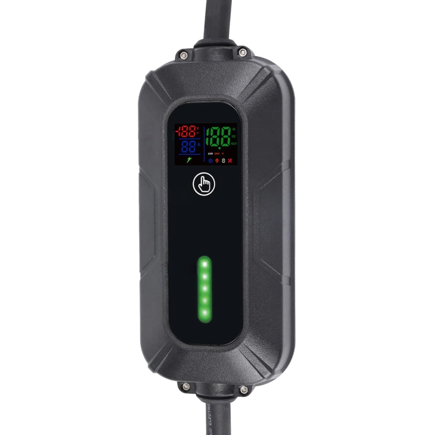 Kaasaskantav laadimisjaam elektriautodele  EV/PHEV AC Type 2 16A/380V 11kW IP55 5m + adapter 230V 3,7kW + ümbris