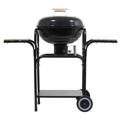 Kaasaskantav söegrill must/puit