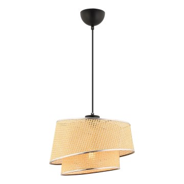 Kaaselamp BARETTE 1xE27/60W/230V beež/lihviv chrom