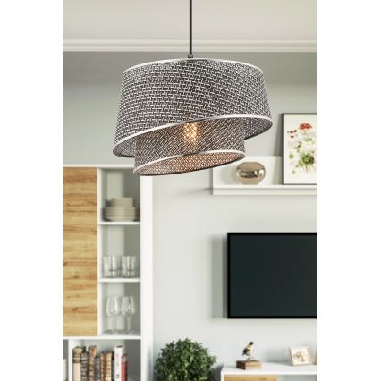 Kaaselamp BARETTE 1xE27/60W/230V hall/lihviv chrom