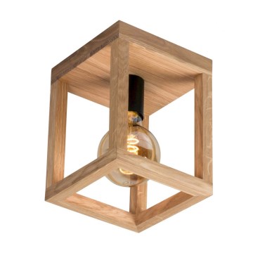 KAGO laelamp 1xE27/60W/230V, matt tammeviimistlusega