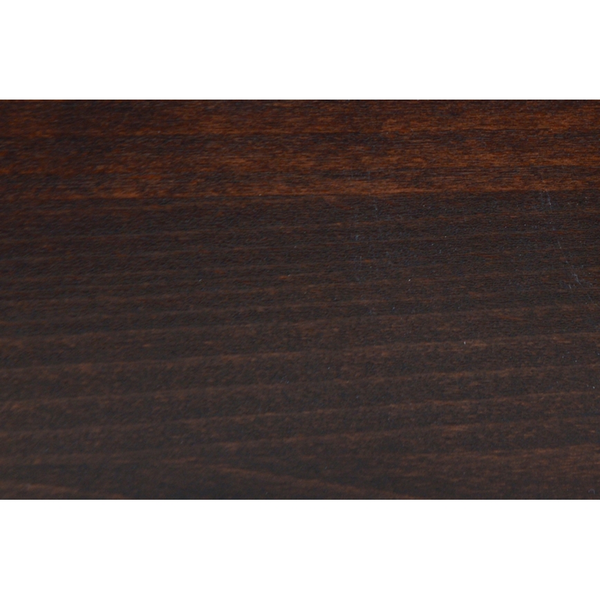 Kahe inimese voodi massiivpuust hoiuruumiga ANGELA 180x200 cm tumedas pähklis