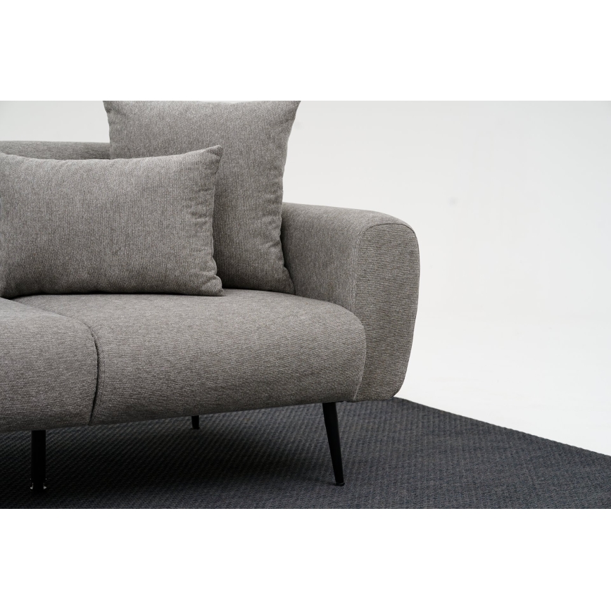 Kahekohaline diivan PISA helehall