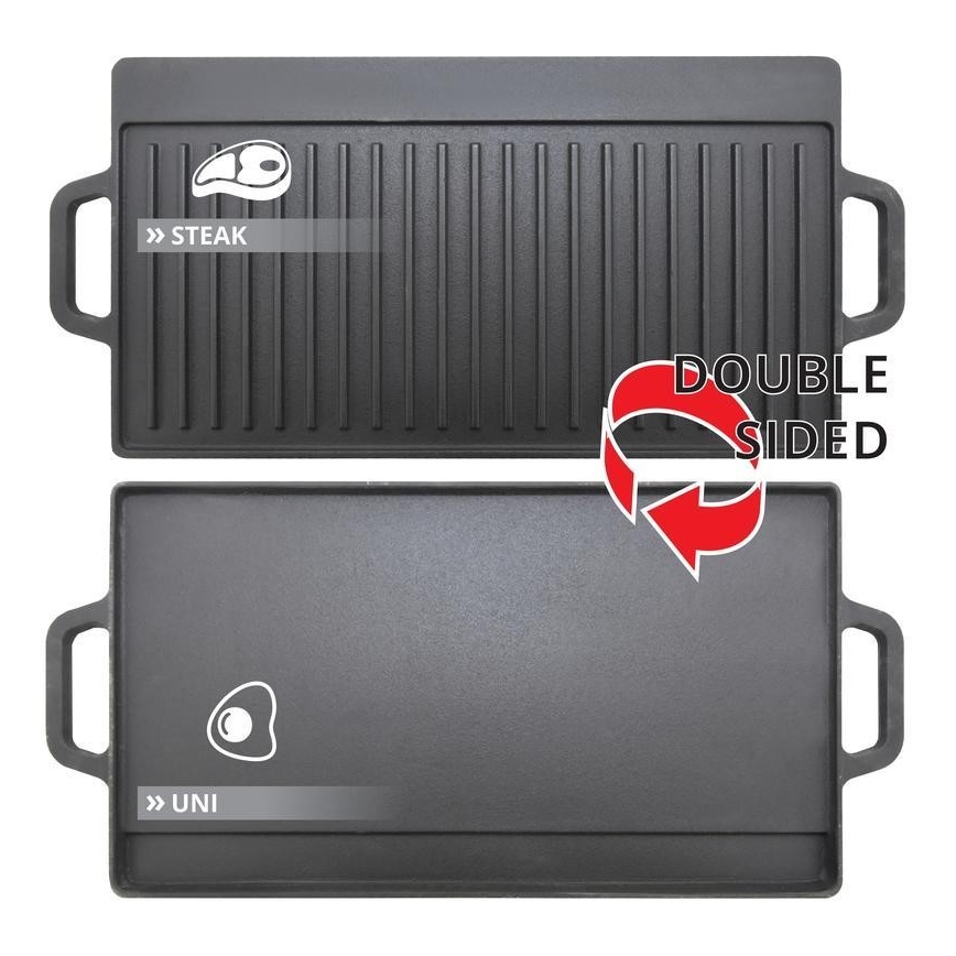 Kahepoolne grillplaat 50x23 cm