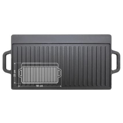 Kahepoolne grillplaat 50x23 cm