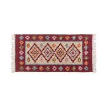Kahepoolne orientaalne vaip KILIM 80x150 cm punane/beež