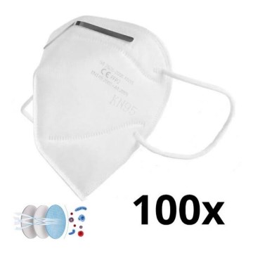 Kaitsevahend - MASK - Respiraator FFP2 NR (KN95) 100 tk