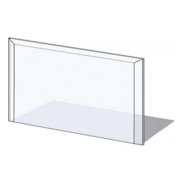 Kamina alune klaas 1000x550x6 mm ristkülik