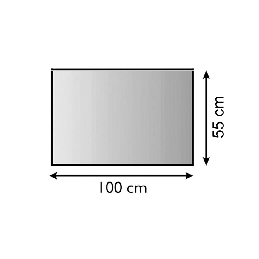 Kamina alune klaas 1000x550x6 mm ristkülik