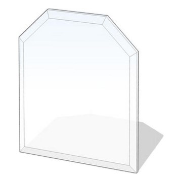Kamina alune klaas 1200x1000x8 mm