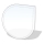 Kamina alune klaas 1250x1250x8 mm pisar