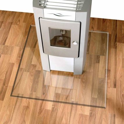 Kamina alune klaas 800x800x8 mm ruut