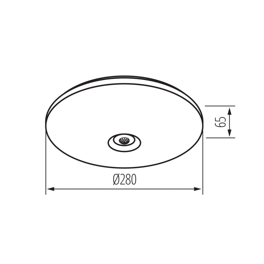 FOGLER LED/12W/230V laelamp liikumis- ja hämarussensoriga, läbimõõduga 28 cm