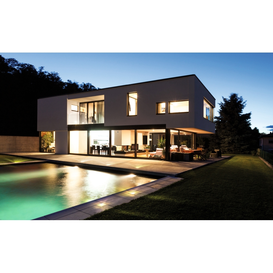 LED maasse paigaldatav sõiduteevalgusti GORDO LED/1W/230V 9,5x9,5 cm IP67 roostevaba