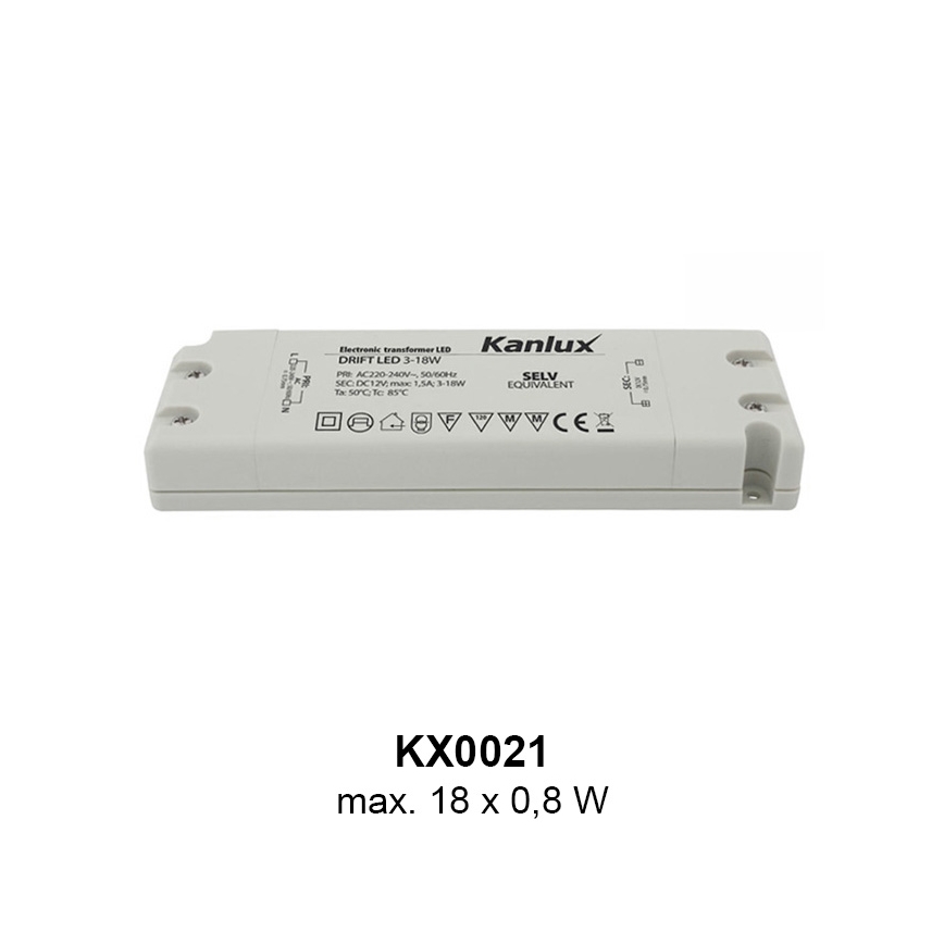 LED Öövalgusti 1xLED/0,8W/12V