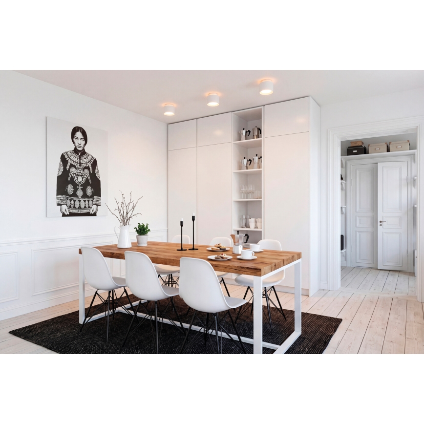 LED punktvalgusti SONOR LED/12W/230V 3000/4000/5700K + LED/1,5W 2200K läbimõõt 14 cm valge