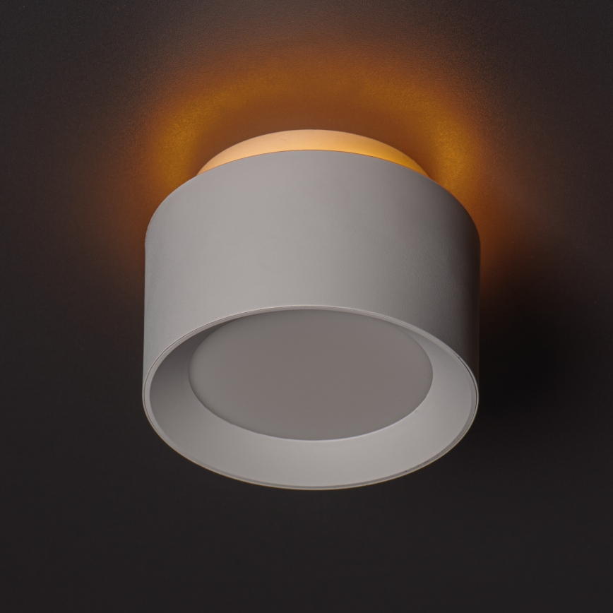 LED punktvalgusti SONOR LED/12W/230V 3000/4000/5700K + LED/1,5W 2200K läbimõõt 14 cm valge